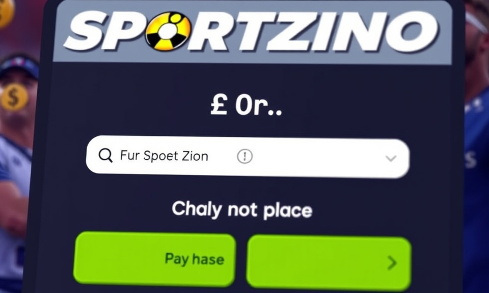 Sportzino account screen showing empty coin balances and options to claim daily bonus or purchase coins.